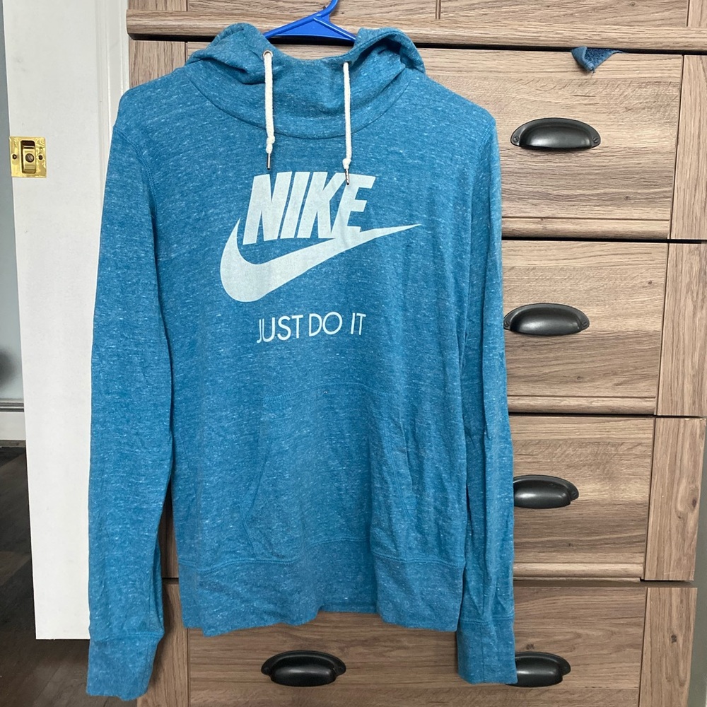 NIKE high neck hoodie
